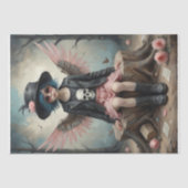 Pink Rebel Angel Decoupage 薄葉紙 (正面)