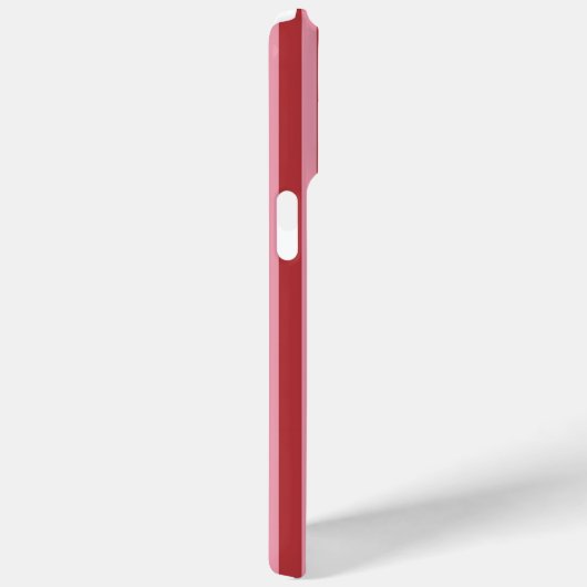 Pink & Red | Chic Stripes Monogram  Case-Mate iPhoneケース (裏面 / 右)