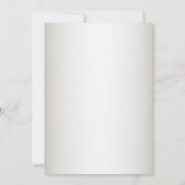 Pink Red Floral Watercolor Engagement Party 招待状 (裏面)