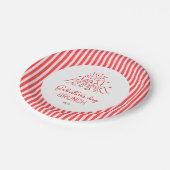 Pink Red Galentine's Party ペーパープレート (アングル)