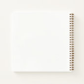 Pink Red Heart Optical Art ノートブック (裏面)