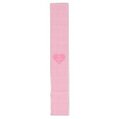 Pink Red Hearts Table Runner Best Valentine’s Gift ロングテーブルランナー (正面)