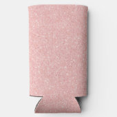 Pink + Red Las Vegas Showgirl Bridesmaid スリム缶クーラー (裏面)