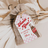 Pink Red She's Ready to Pop Baby Shower ギフトタグ