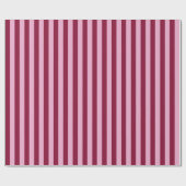 Pink red stripe Christmas Wrapping paper ラッピングペーパー (フラット)