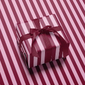 Pink red stripe Christmas Wrapping paper sheets ラッピングペーパーシート
