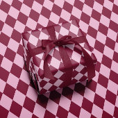 Pink red stripe Christmas Wrapping paper sheets ラッピングペーパーシート
