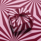 Pink red stripe Wrapping paper sheets ラッピングペーパーシート