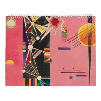 Pink Red Wassily Kandinsky カレンダー