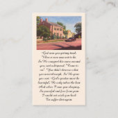 Pink Red Yellow Green Blue Memorial Service Card 名刺 (正面)