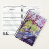 Pink Redbud Blossoms At Williamsburg Virginia      ノートブック (内側)