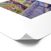 Pink Redbud Blossoms At Williamsburg Virginia ポスター (角)