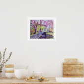 Pink Redbud Blossoms At Williamsburg Virginia ポスター (キッチン)