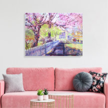 Pink Redbud Tree Blossoms At Williamsburg Virginia