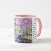 Pink Redbud Tree Blossoms At Williamsburg Virginia マグカップ (正面右)