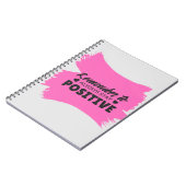 Pink Remerver to Stay 前向き Notebook ノートブック (左側)