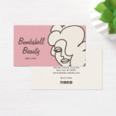 Pink Retro Bombshell Beauty Makeup Artist Girl (デスク)