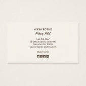 Pink Retro Bombshell Beauty Makeup Artist Girl (裏面)