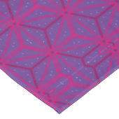 Pink retro geometric pattern  テーブルクロス (アングル)