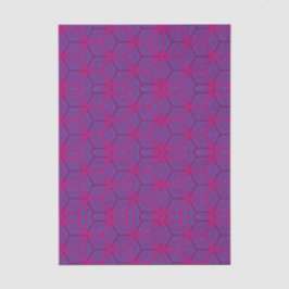Pink retro geometric pattern  薄葉紙