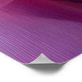 Pink Ribbon Art – Elegant Modern valentine's day ポスター (角)