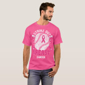 Pink Ribbon Baseball Design for Breast Cancer Awar Tシャツ (正面フル)