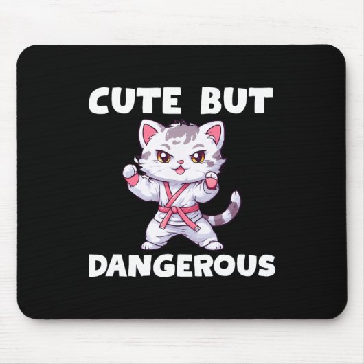 Pink Ribbon Coquette Bow Boxing Gloves Breast Canc マウスパッド (正面)