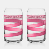 Pink Ribbon Drinkware Set ガラス缶 (正面)