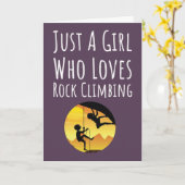 Pink Rock Climbing Cards For Baby Girls カード (黄色い花)