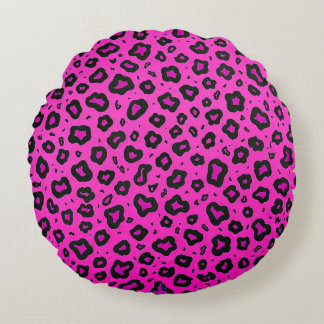 Pink rock girafe ラウンドクッション
