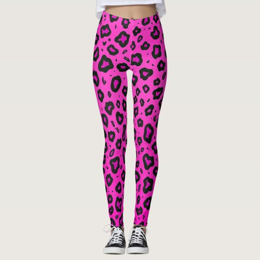 Pink rock girafe レギンス (正面)