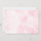 Pink Rodeo Western Cowboy Baby Shower写真 招待状 (裏面)