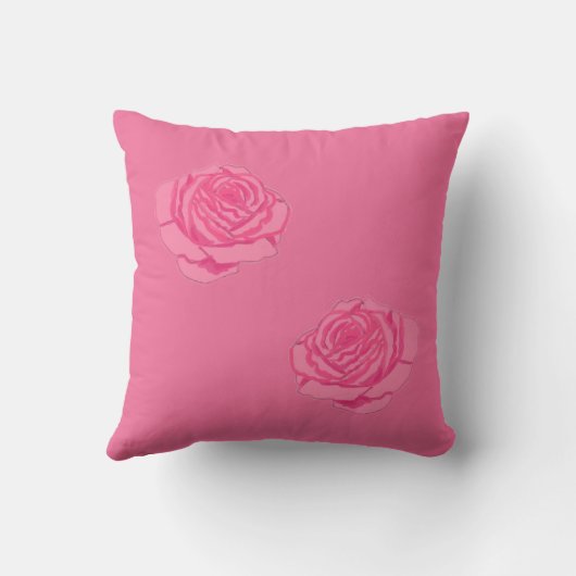 Pink rose クッション (裏面)