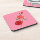 Pink rose コースター (左側)