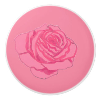 Pink rose セラミックノブ