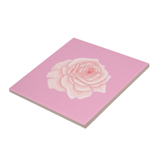Pink rose タイル (側面)