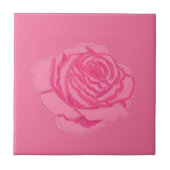 Pink rose タイル (正面)