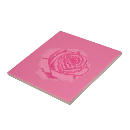 Pink rose タイル (側面)
