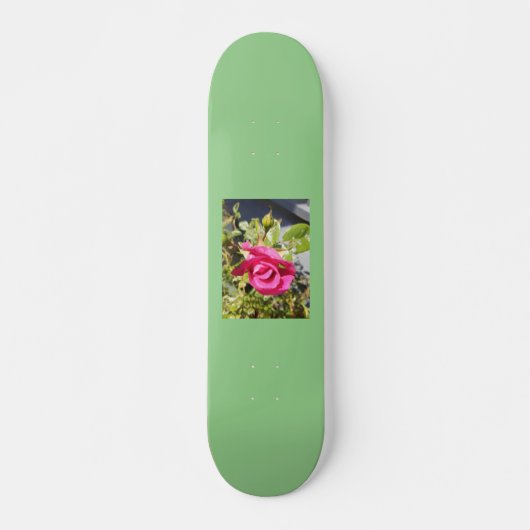 Pink Rose #2 Skateboard、74"デッキ スケートボード (正面)