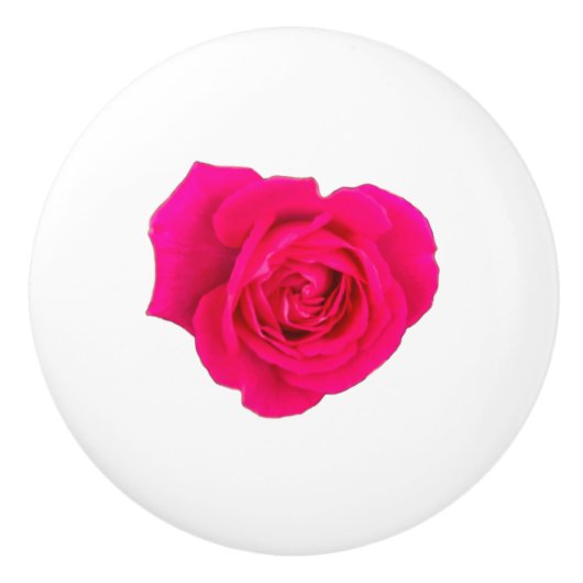 Pink Rose #4   セラミックノブ (正面)