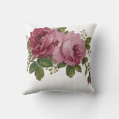 Pink Rose Elegance  クッション (裏面)