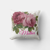 Pink Rose Elegance  クッション (正面)