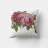 Pink Rose Elegance  クッション (裏面)