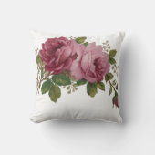 Pink Rose Elegance  クッション (正面)