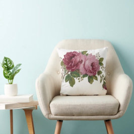 Pink Rose Elegance  クッション