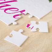 Pink Rose Elegance  ジグソーパズル (側面)