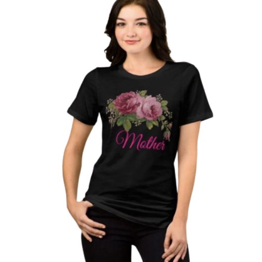 Pink Rose Elegance  トライブレンドＴシャツ