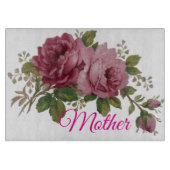 Pink Rose Elegance Cutting Board カッティングボード (正面)