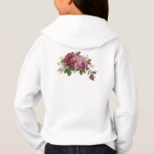 Pink Rose Elegance Hoodie (裏面)