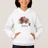 Pink Rose Elegance Hoodie (正面)